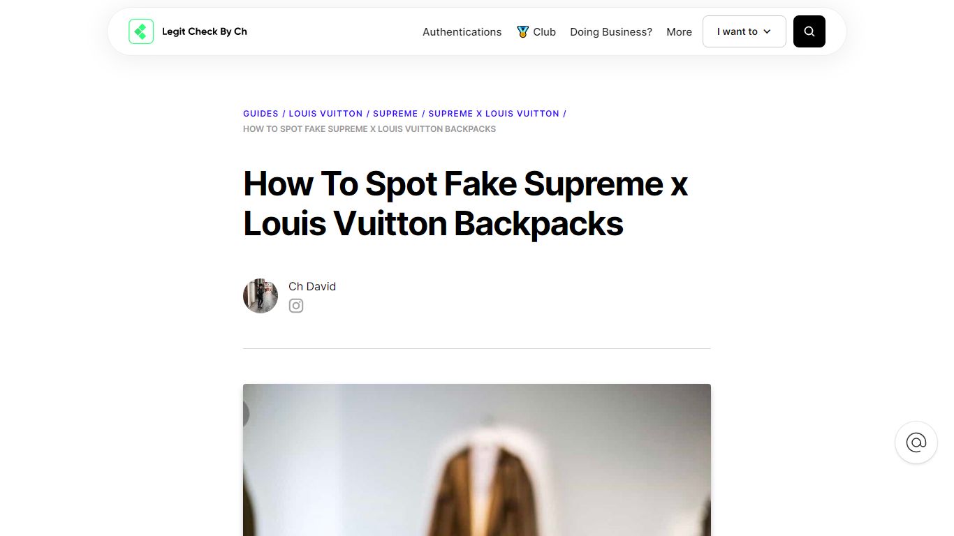 Fake Vs Real Supreme Louis Vuitton Red Backpack